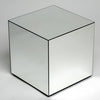 Clear Venetian Glass Cube-Mirrored Furniture-Chic Concept