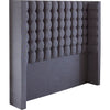 Cubic Wingback Bespoke Sleigh Bed-Bed-Chic Concept