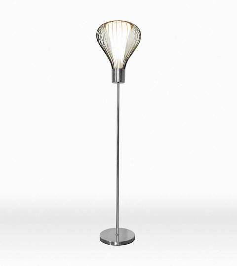 Modern Orchid Black Living Room Floor Standing Lamp-Floor Lamp-Chic Concept