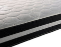 Black and Silver Quilted Border Open Coil Memory Foam Orthopaedic Mattress-Orthopaedic Mattress-Chic Concept