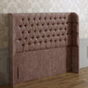 Duchess Chesterfield Fabric Upholstered Winged Headboard-Headboard-Chic Concept