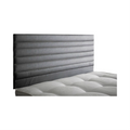 Horizontal Panels Fabric Upholstered Bespoke Low Headboard-Low Headboard-Chic Concept