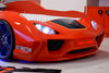 Vento Children's Novelty Kids Red Racing Car Bed with LED Lights, Sound & Bluetooth-Children's Bed-Chic Concept