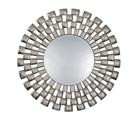 Laviana Antique Silver Mirror-Round Mirror-Chic Concept