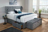 Solitaire Chesterfield Wing Bespoke Divan Base Storage Bed-Divan Bed-Chic Concept
