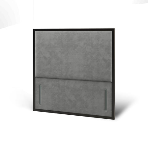 Madrid Metal Frame Border Plain Bespoke Headboard Divan Bed Base with Mattress Options-Divan Bed-Chic Concept