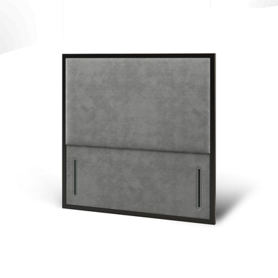 Metal Frame Border Plain Bespoke Headboard Divan Bed Base with Mattress Options-Divan Bed-Chic Concept
