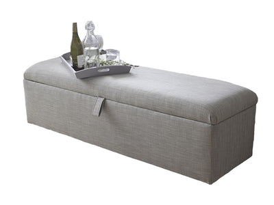 Plain Top Ottoman Storage Box-Ottoman Box-Chic Concept