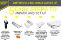 Kashmire 2000 Pocket Encapsulated Pillow Top Mattress-Pocket Sprung Mattress-Chic Concept