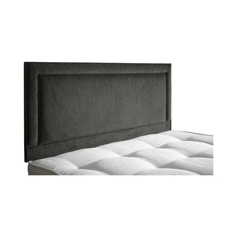 Laura Plain Border Fabric Upholstered Bespoke Low Headboard-Low Headboard-Chic Concept