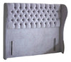 Solitaire Chesterfield Wing Headboard-Winged Headboard-Chic Concept