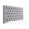 Savoy Chesterfield Buttoned Fabric Upholstered Bespoke Tall Floor Standing Headboard-Tall Floor Standing Headboard-Chic Concept