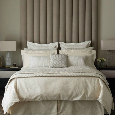 Vertical Design Fabric Upholstered Wall Mounted Headboard Wall Panels-Wall Panels-Chic Concept