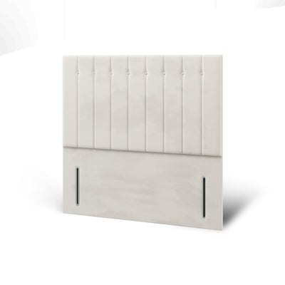 Dormeo Vertical Panels Buttoned Tall Headboard Divan Bed Base with Mattress Options-Divan Bed-Chic Concept