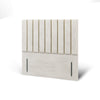 Vertical Panels Metal Gold Strip Bespoke Tall Headboard Divan Base Storage Bed & Mattress Options-Divan Bed-Chic Concept