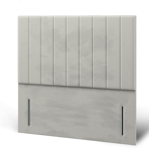 Durham Vertical Panels Fabric Upholstered Bespoke Tall Floor Standing Headboard-Tall Floor Standing Headboard-Chic Concept