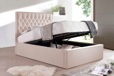 Wilson Fabric Ottoman Storage Bed-Ottoman Bed-Chic Concept