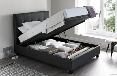 Walkworth Pendle Slate Ottoman Storage Bed-Ottoman Bed-Chic Concept