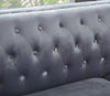 Grey Velvet Washington Chesterfield Corner Sofa-Chesterfield Sofa-Chic Concept