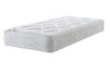 Aspire Large Cubic Buttoned Border Tall Headboard Divan Bed Base with Mattress Options-Divan Bed-Chic Concept
