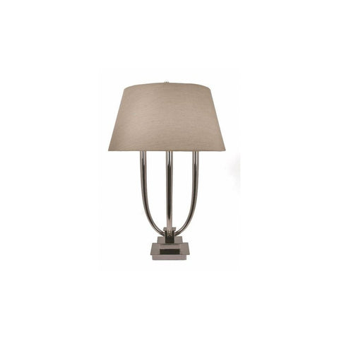 Aurora Nickel Table Lamp-Table Lamp-Chic Concept