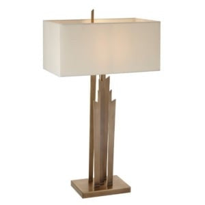 Carrick Antique Brass Finish Table Lamp-Table Lamp-Chic Concept