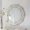 Celeste Artistic Decagon Wall Mirror-Art Deco Mirror-Chic Concept