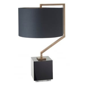 Cyclone Antique Brass Table Lamp-Table Lamp-Chic Concept