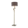 Enzo Antique Brass Floor Lamp-Floor Lamp-Chic Concept