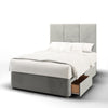 York Three Panel Tall Headboard Divan Storage Bed Base with Mattress Options-Divan Bed-Chic Concept