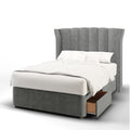 Arabella Curved Outward Wing Vertical Panels Headboard Divan Bed Base with Mattress Options-mws_apo_generated-Chic Concept