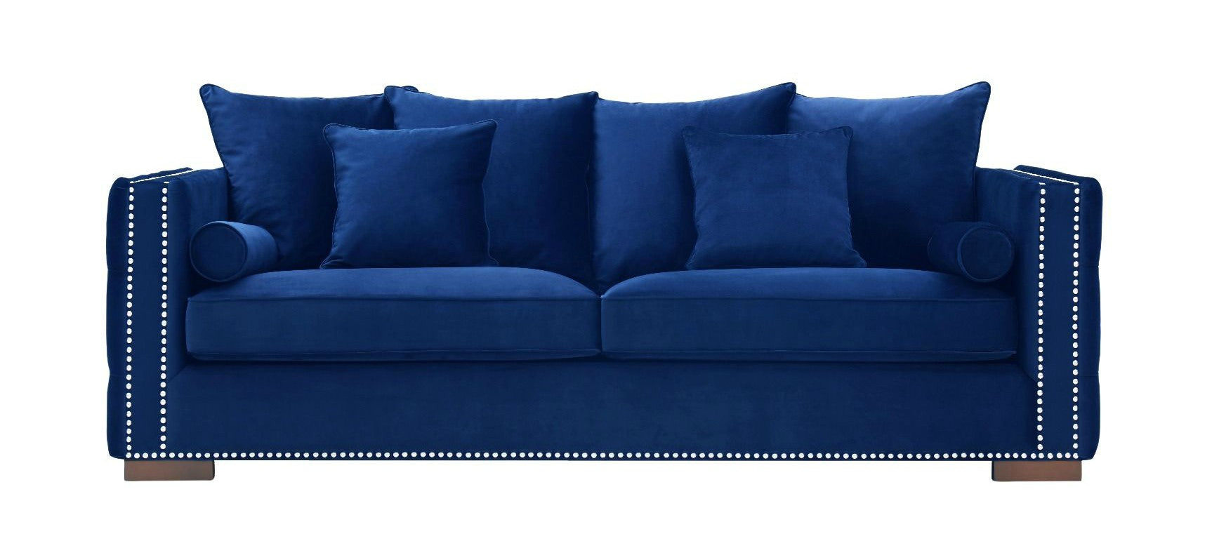 Royal blue deals color sofa set