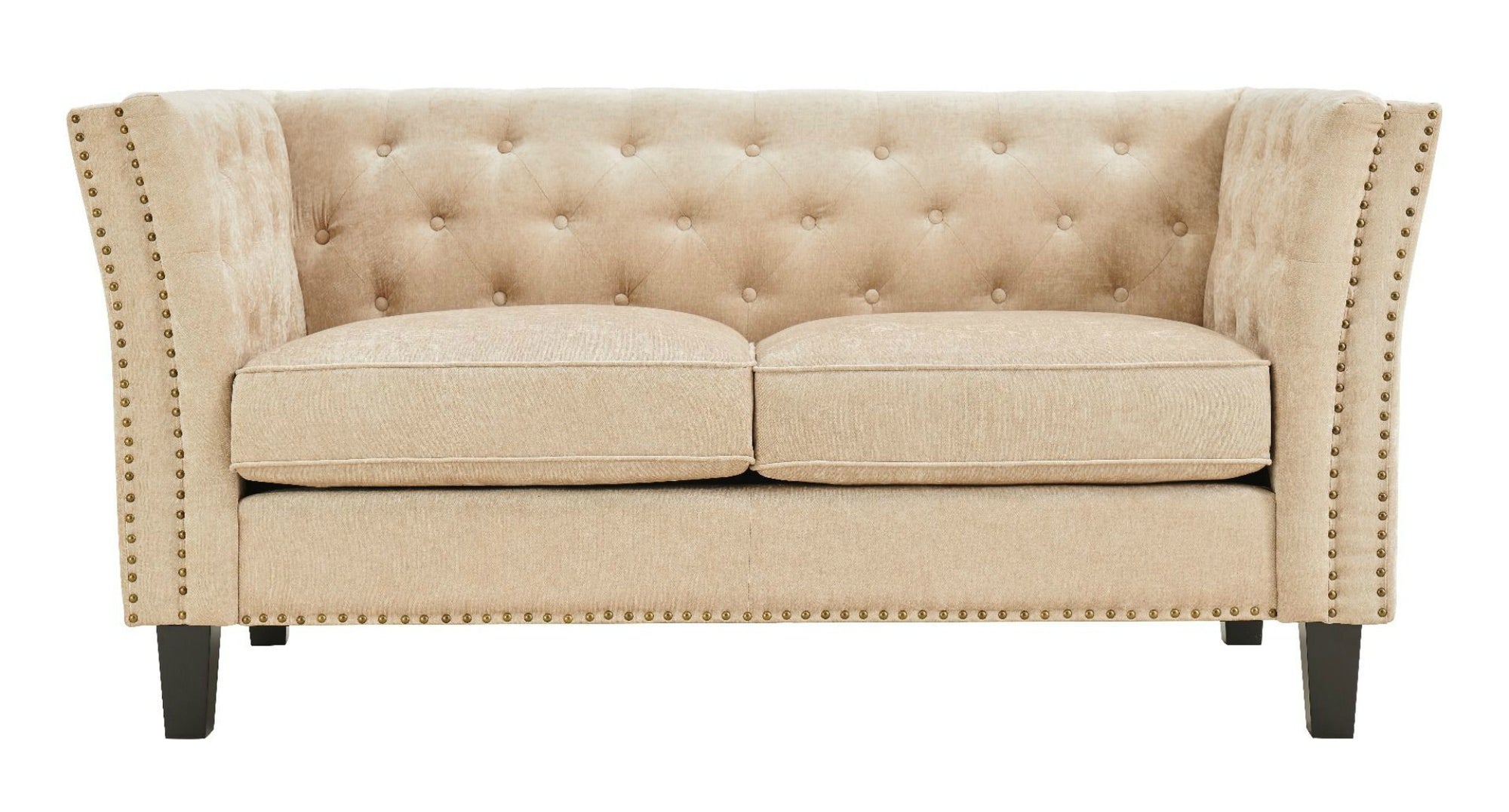 Champagne chesterfield deals sofa