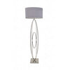 Contemporary Oval Rings Nickel Floor Lamp-Floor Lamp-Chic Concept